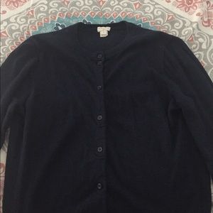 JCrew Navy Cardigan
